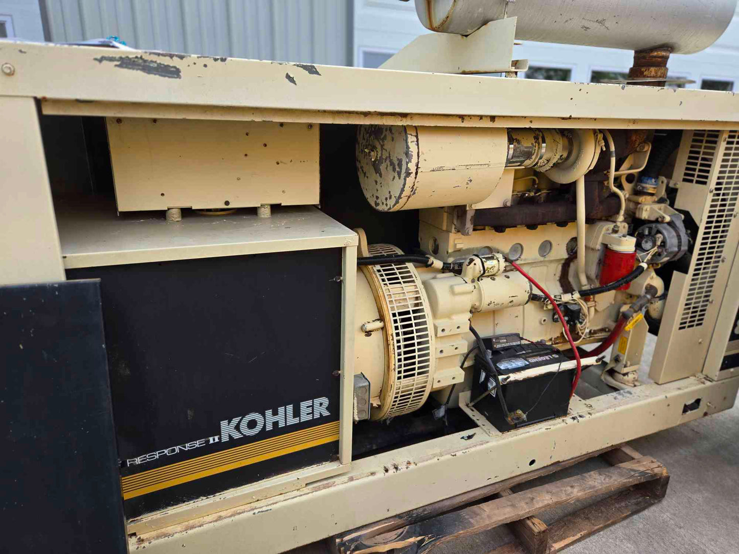 80KW Kohler 5.9L Cummins Diesel Generator '89 1802 Hrs TESTED