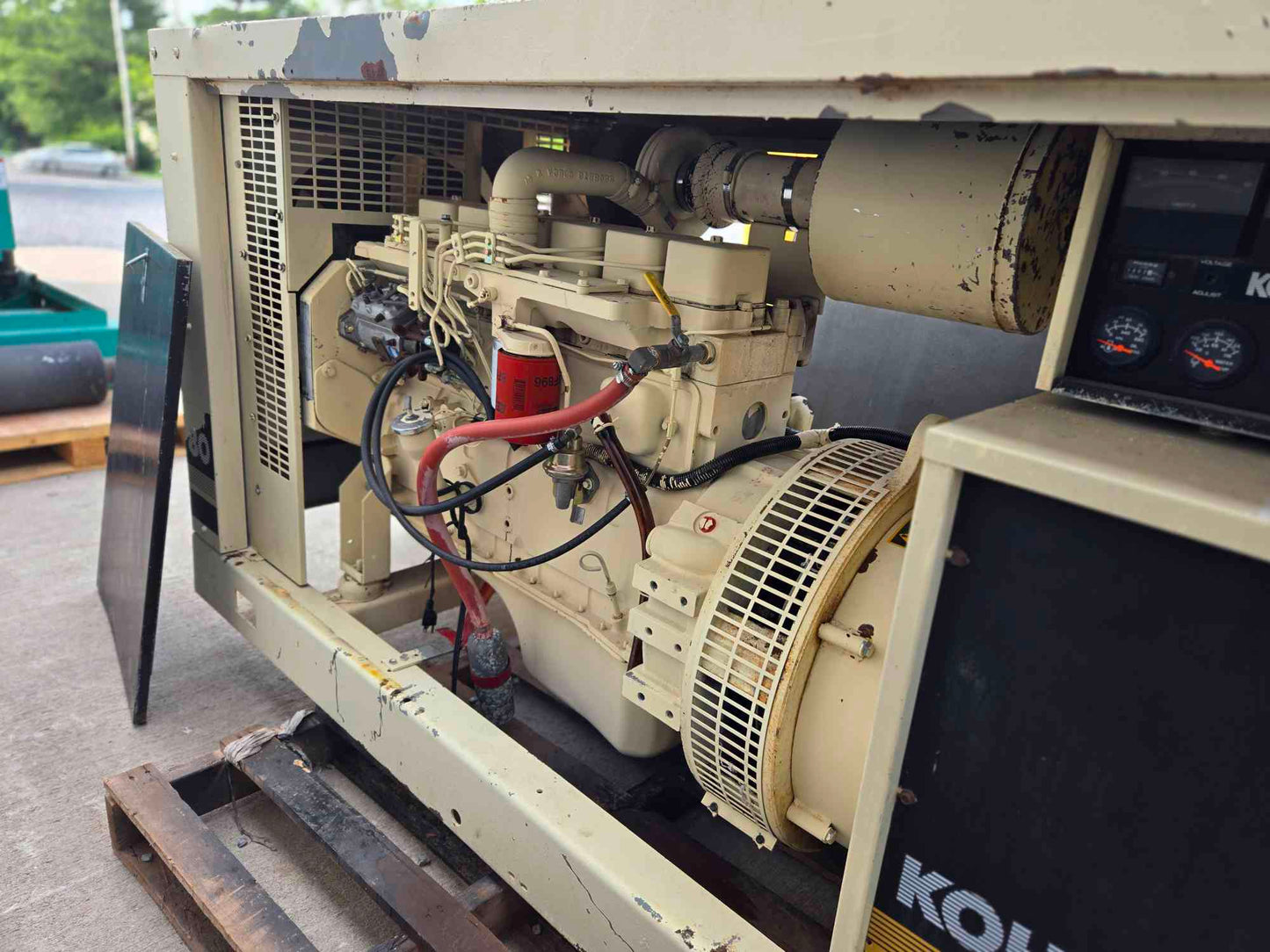 80KW Kohler 5.9L Cummins Diesel Generator '89 1802 Hrs TESTED