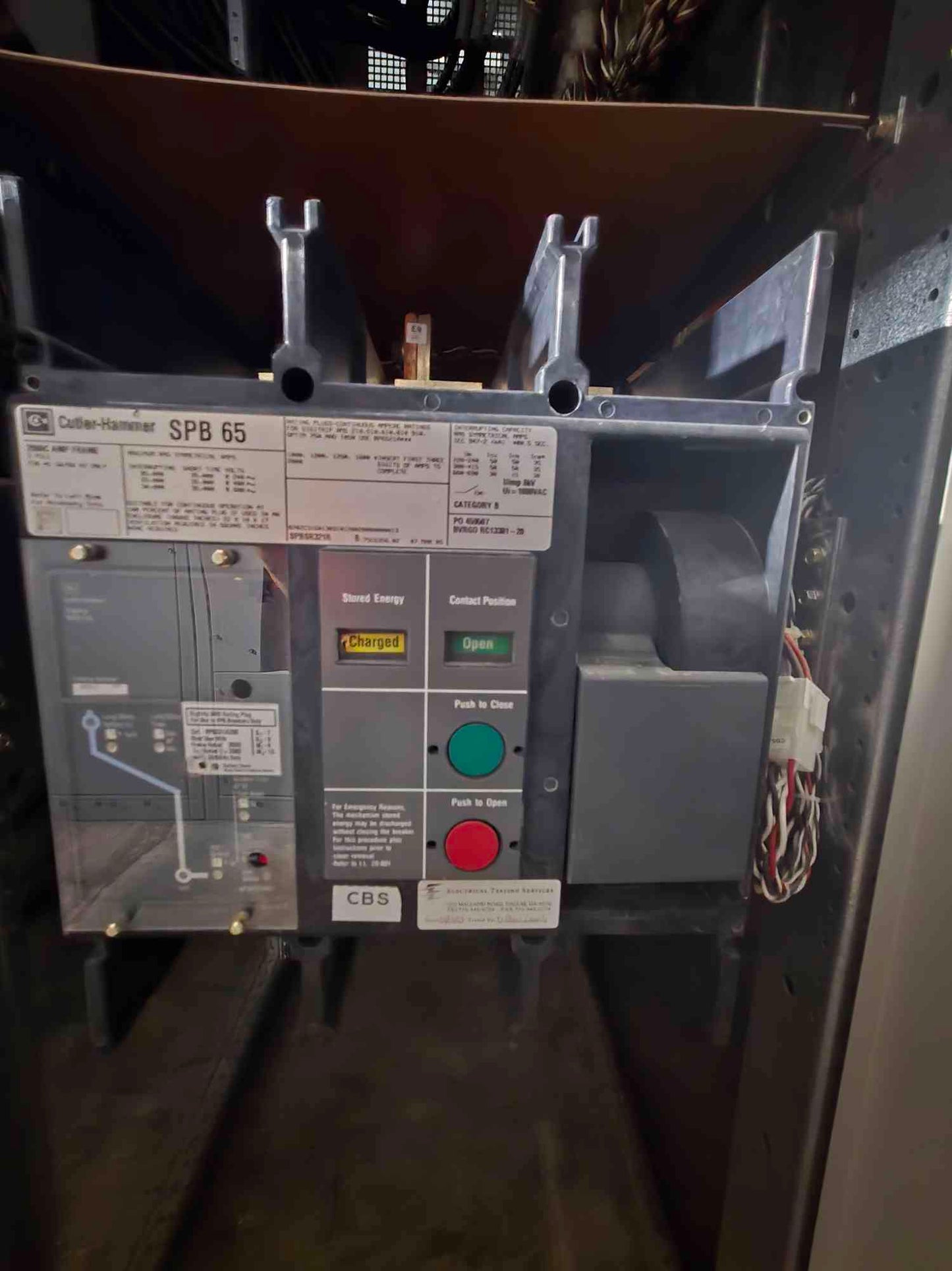 2000A Powerware 480V UPS Bypass Control 3 Section SPB Cutler Hammer