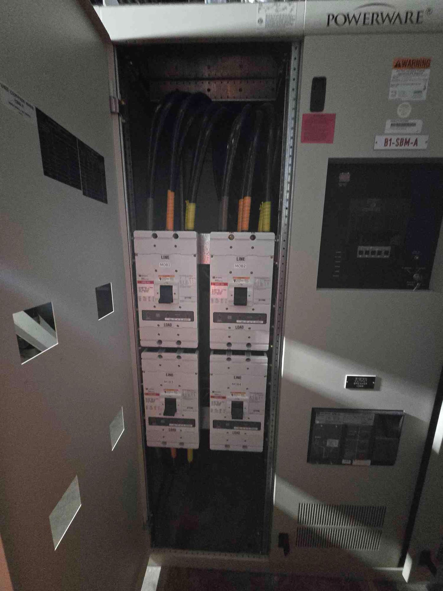 2000A Powerware 480V UPS Bypass Control 3 Section SPB Cutler Hammer