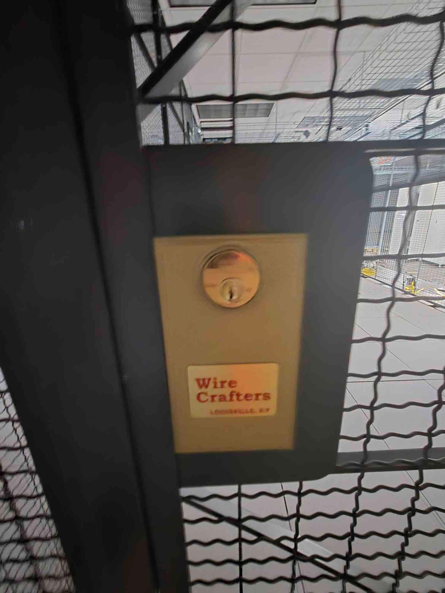Wire Crafters 10.5x28'x9' H Four-sided Security Cage & Door Data Center