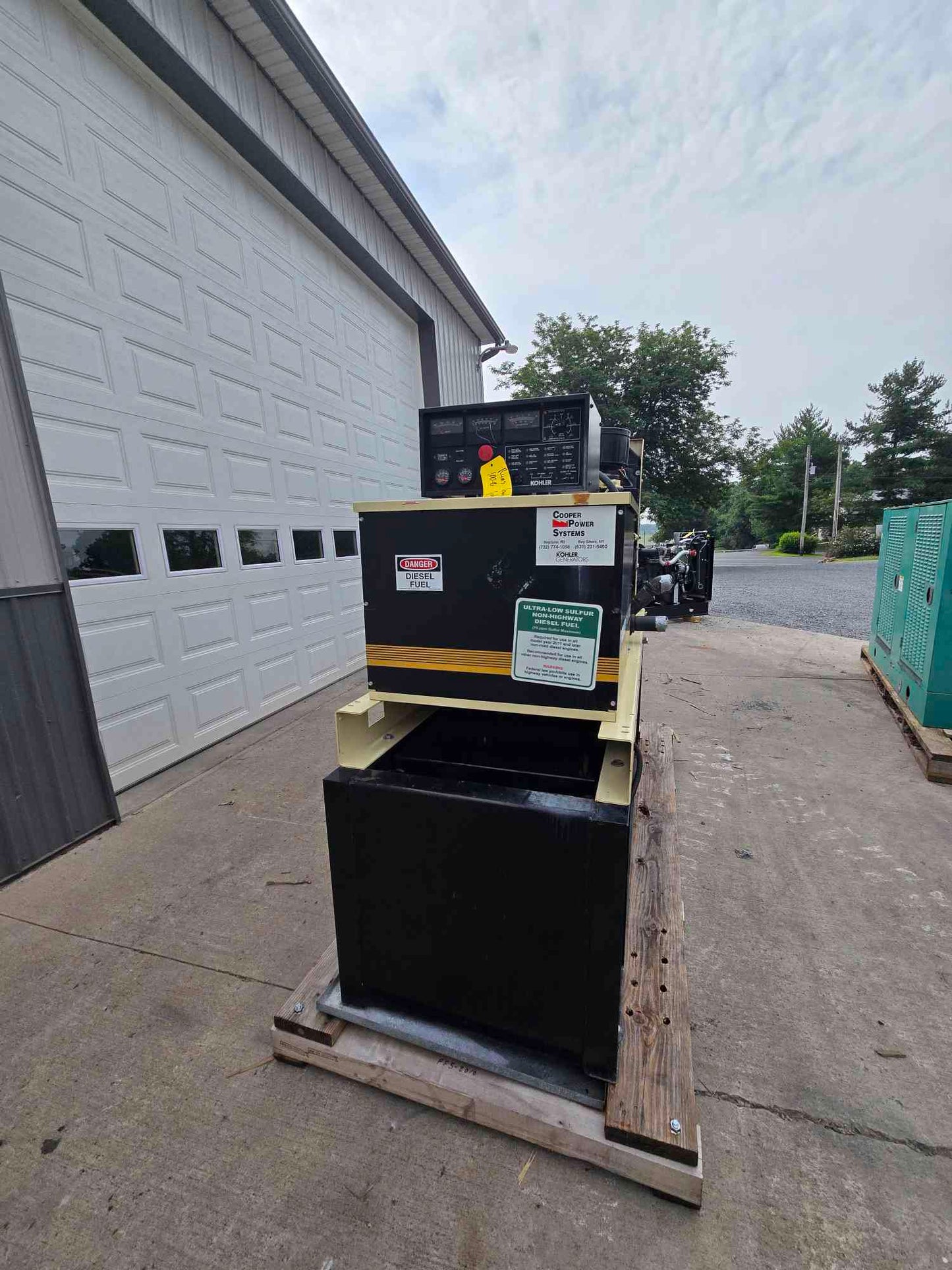 40KW 37KW Kohler 40ROZJ61 John Deere Diesel 4039 Generator 1333 Hrs '97 Tested