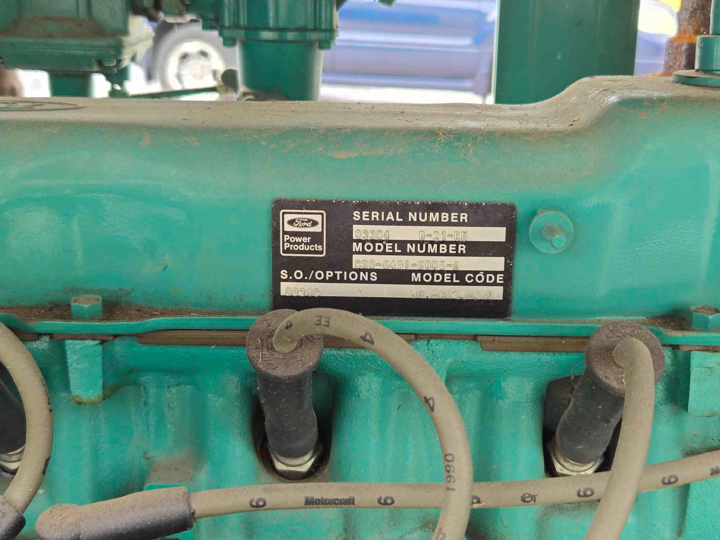 30KW Onan Ford Nat Gas LP Generator '90 1&3PH 871 Hrs Tested