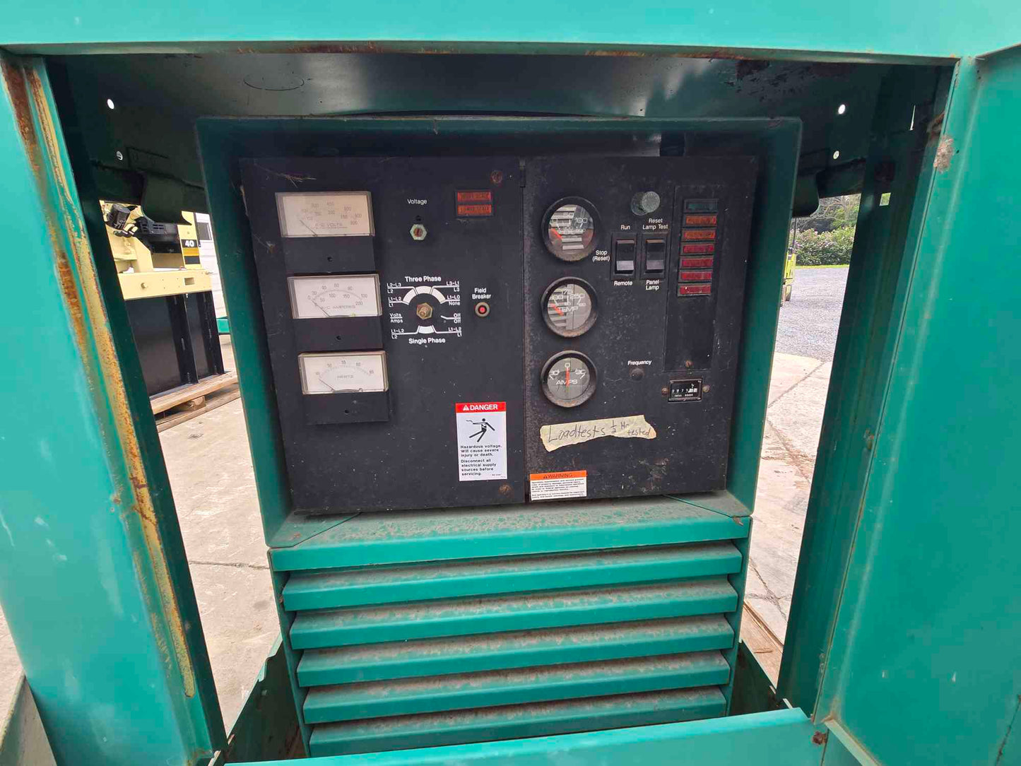 30KW Onan Ford Nat Gas LP Generator '90 1&3PH 871 Hrs Tested