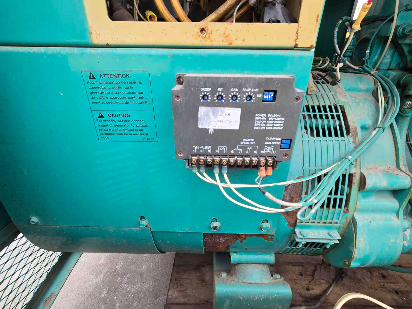 30KW Onan Ford Nat Gas LP Generator '90 1&3PH 871 Hrs Tested