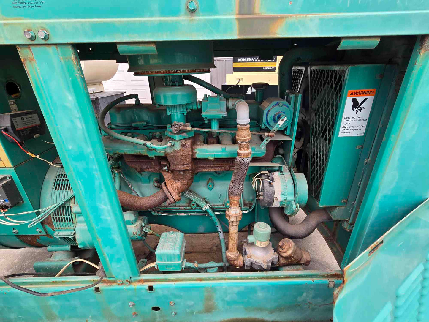 30KW Onan Ford Nat Gas LP Generator '90 1&3PH 871 Hrs Tested