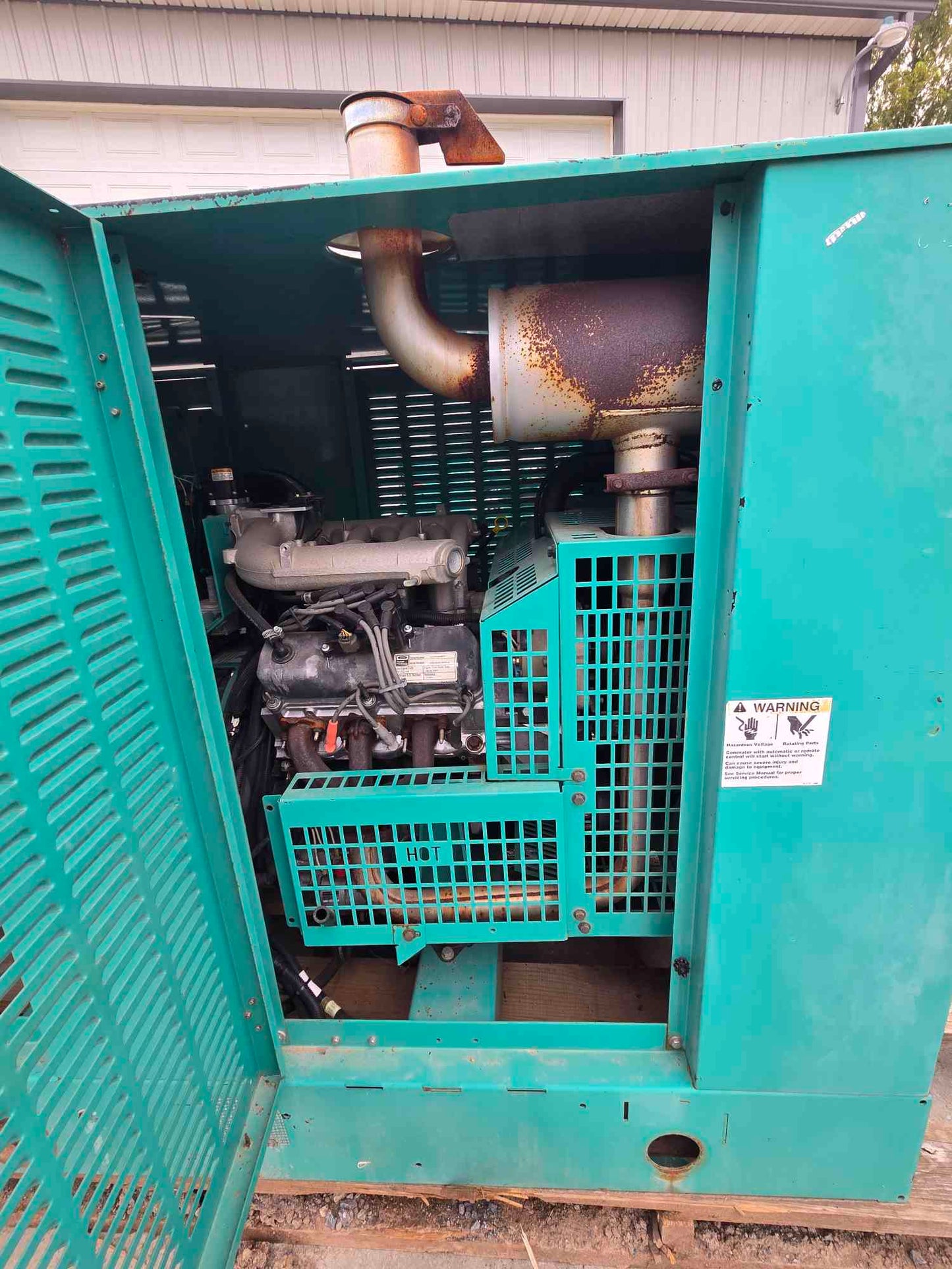 35KW Onan 4.2L Ford Nat Gas LP Generator '03 2217 Hrs TESTED