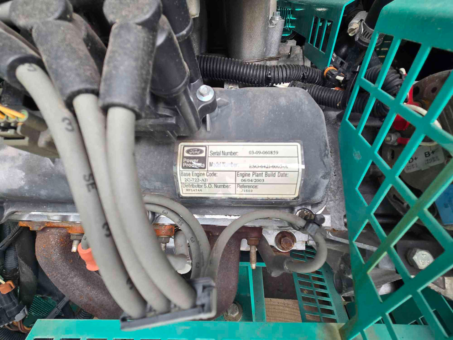 35KW Onan 4.2L Ford Nat Gas LP Generator '03 2217 Hrs TESTED