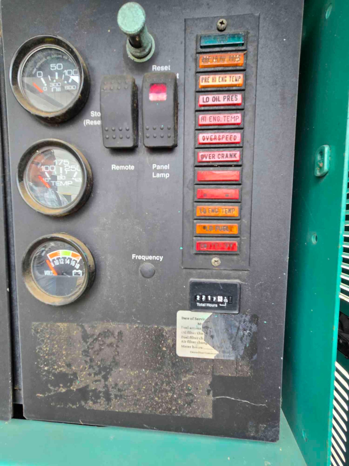 35KW Onan 4.2L Ford Nat Gas LP Generator '03 2217 Hrs TESTED