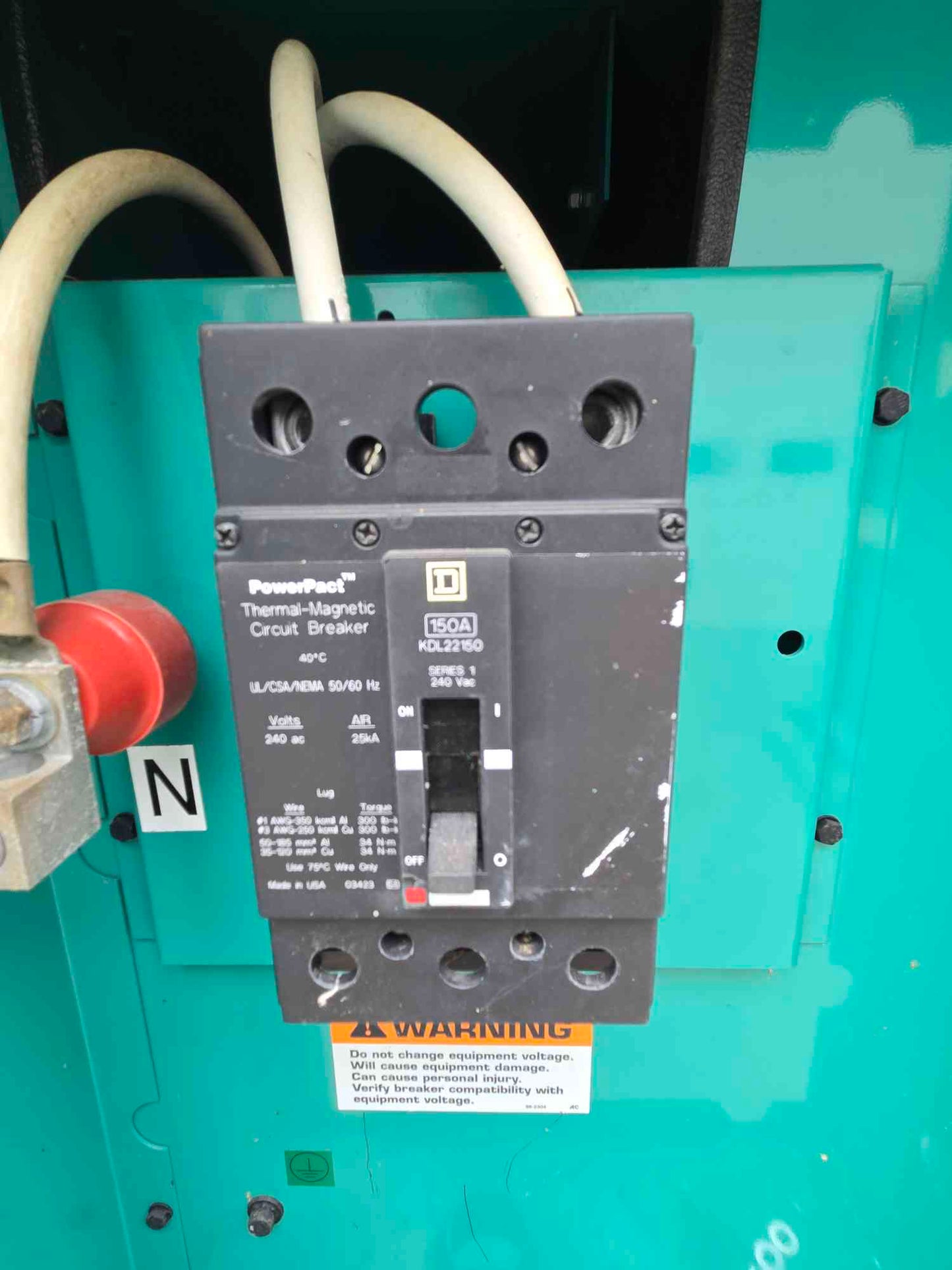 35KW Onan 4.2L Ford Nat Gas LP Generator '03 2217 Hrs TESTED