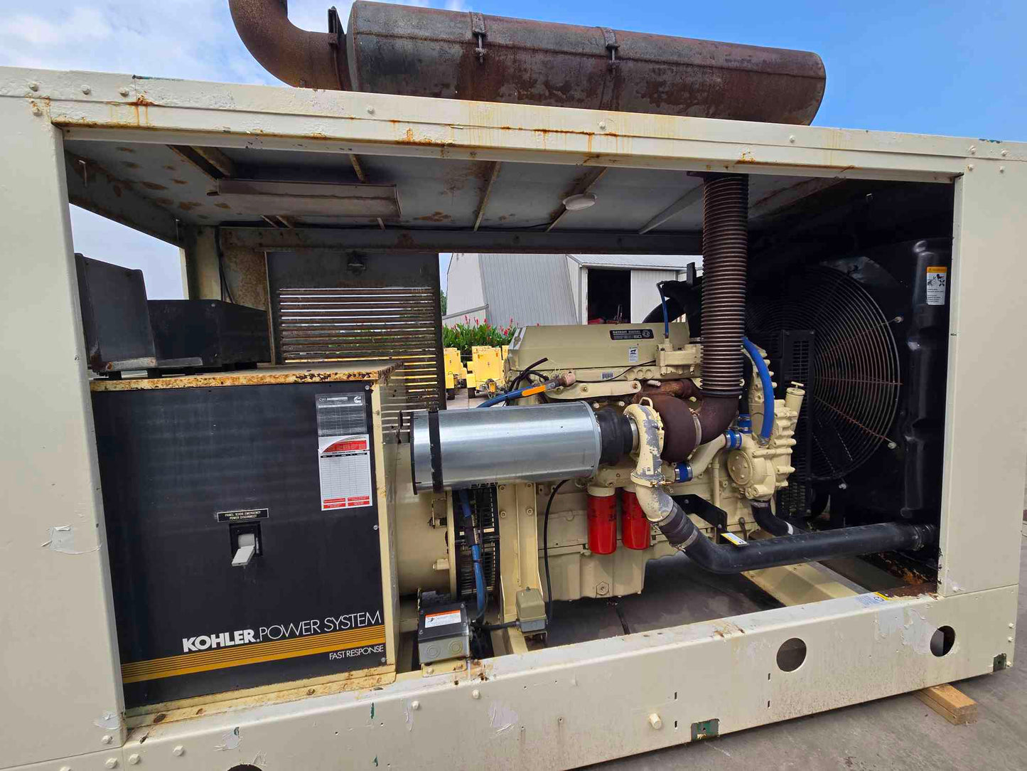 250KW / 265KW Kohler Series 60 Detroit Diesel 336 Hrs TESTED