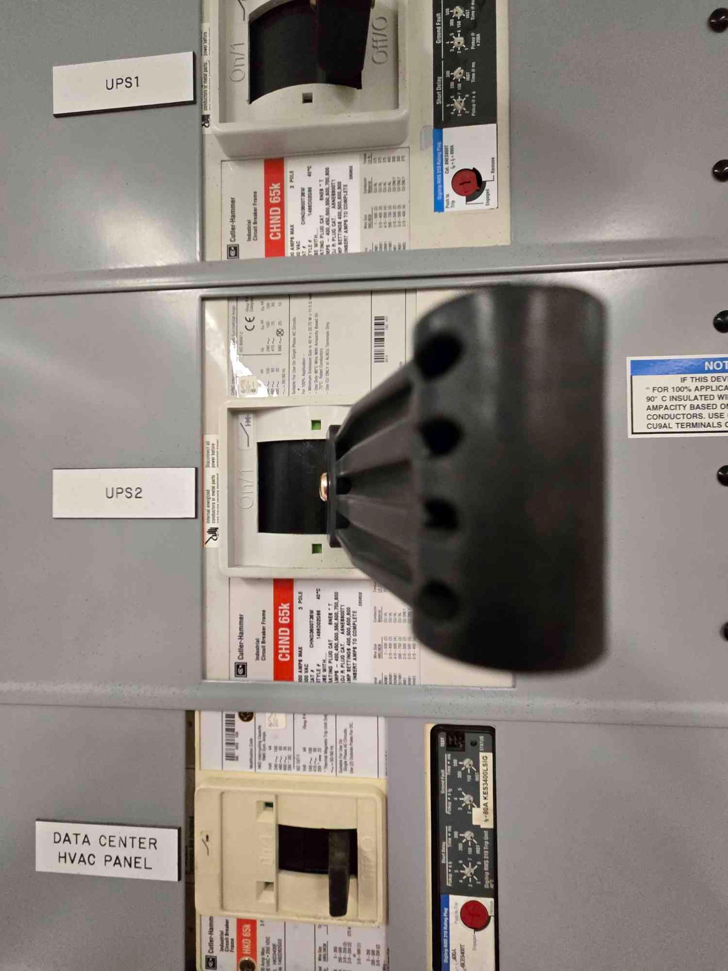 2000A Pow-R-Line Switchgear 480V 3Ph 2 Section Magnum DS Main MDS620 (SKU: 110230)