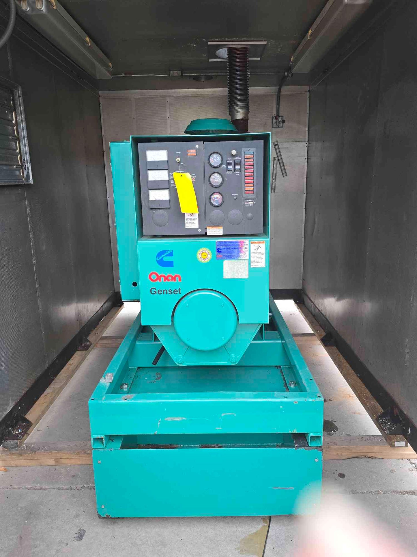 125KW Cummins Onan Generator 125DGEA Diesel 1&3PH '93 1575Hrs TESTED