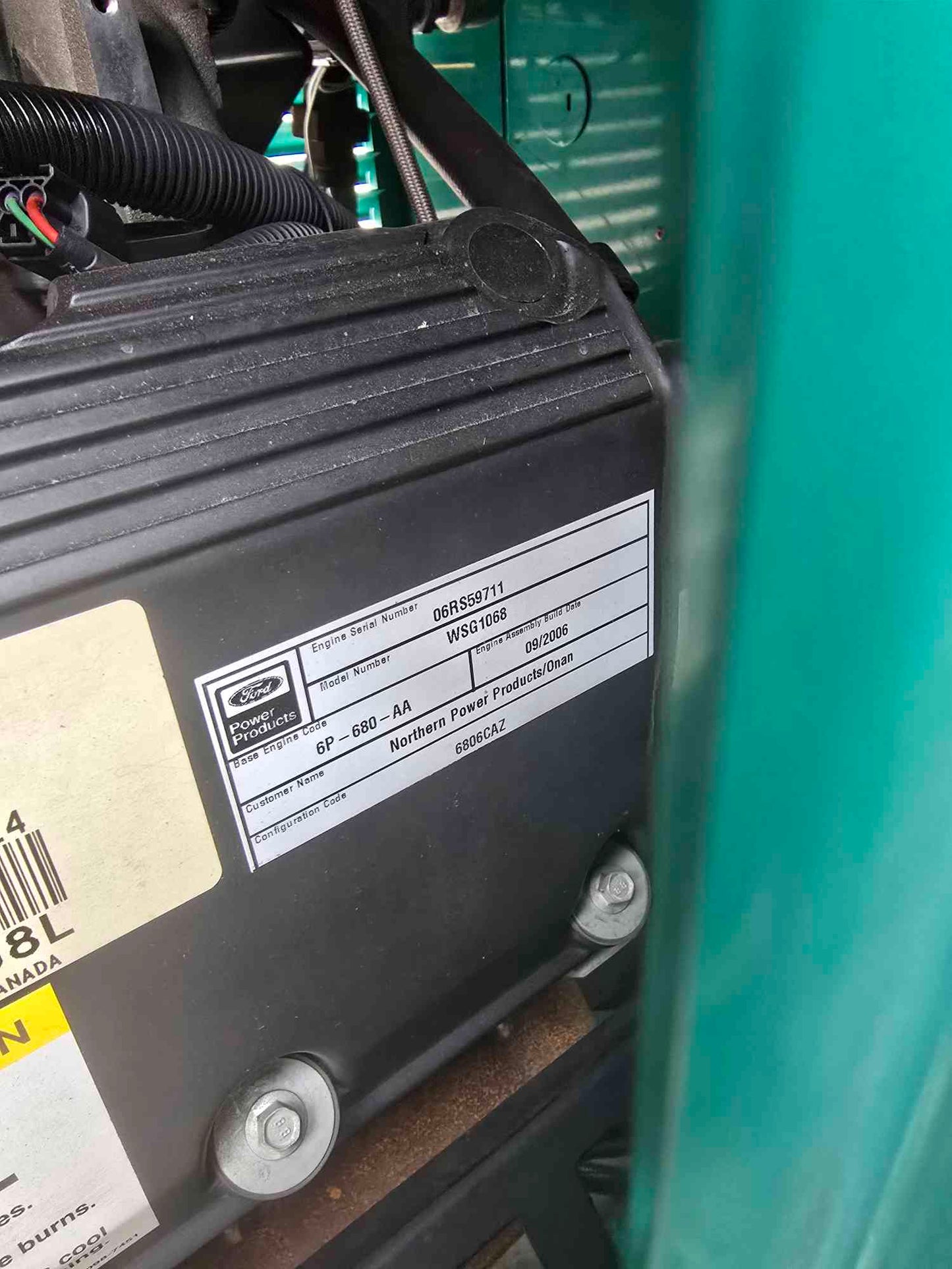 85KW Onan GGHG-5775988 Cummins Diesel Generator 1&3PH '06 712Hrs TESTED