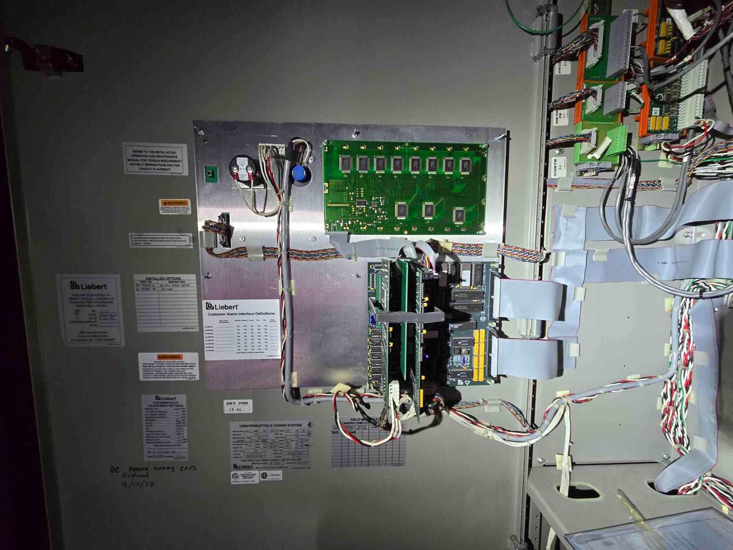480A Liebert UPS System Control Cabinet SCC 480/277V 4 Wire