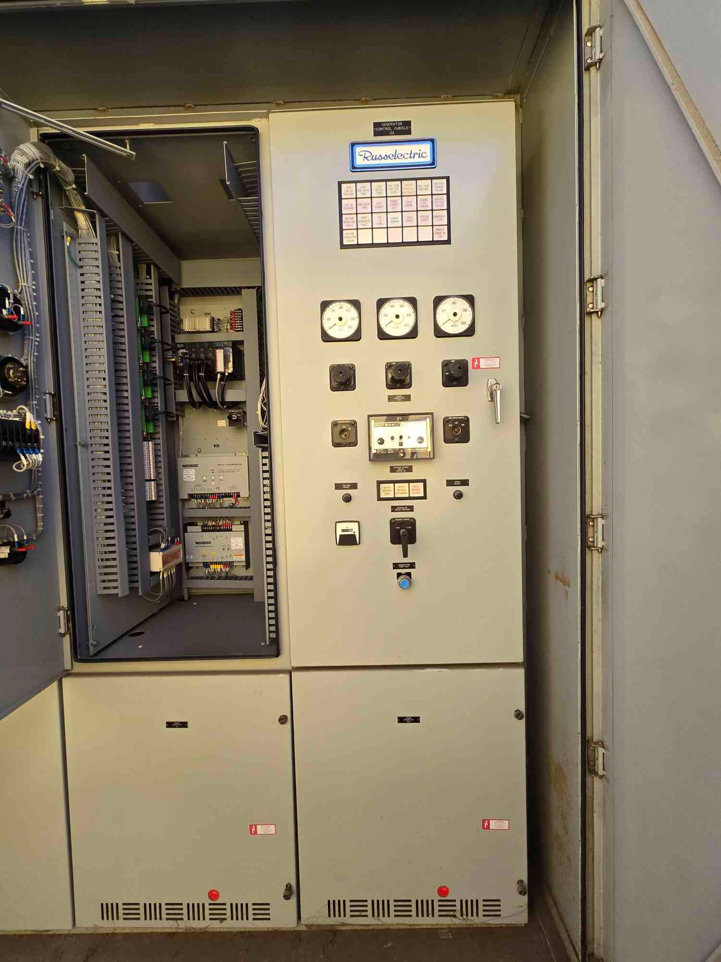4000A Russelectric Master Control Cubicle 277/480 3 Phase Switchgear