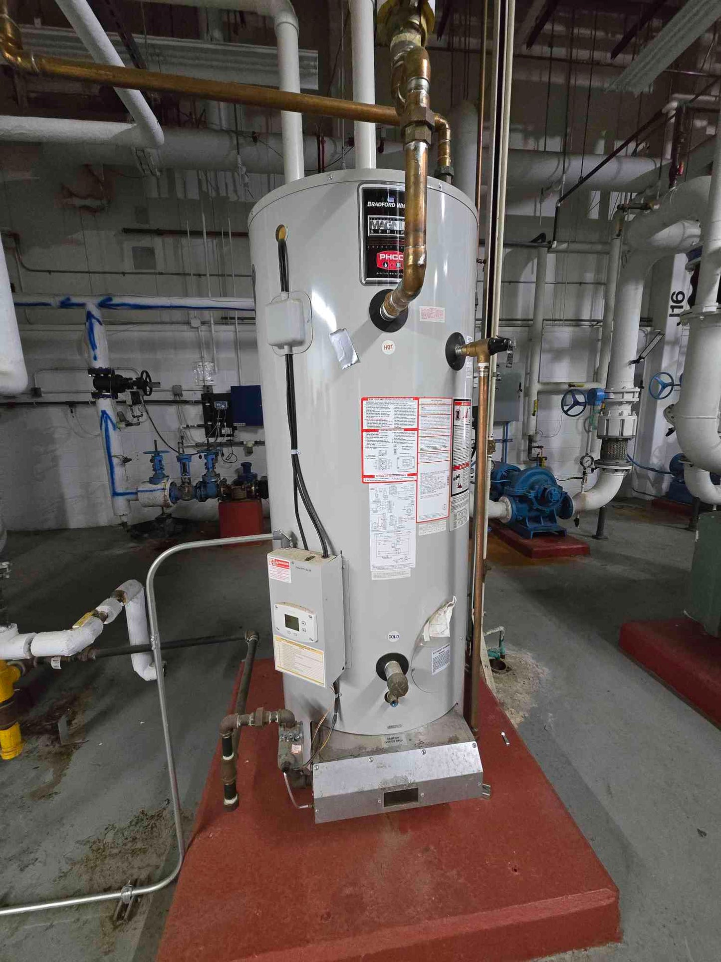 100 Gal Bradford White PDV100S2003N Water Heater Natural Gas