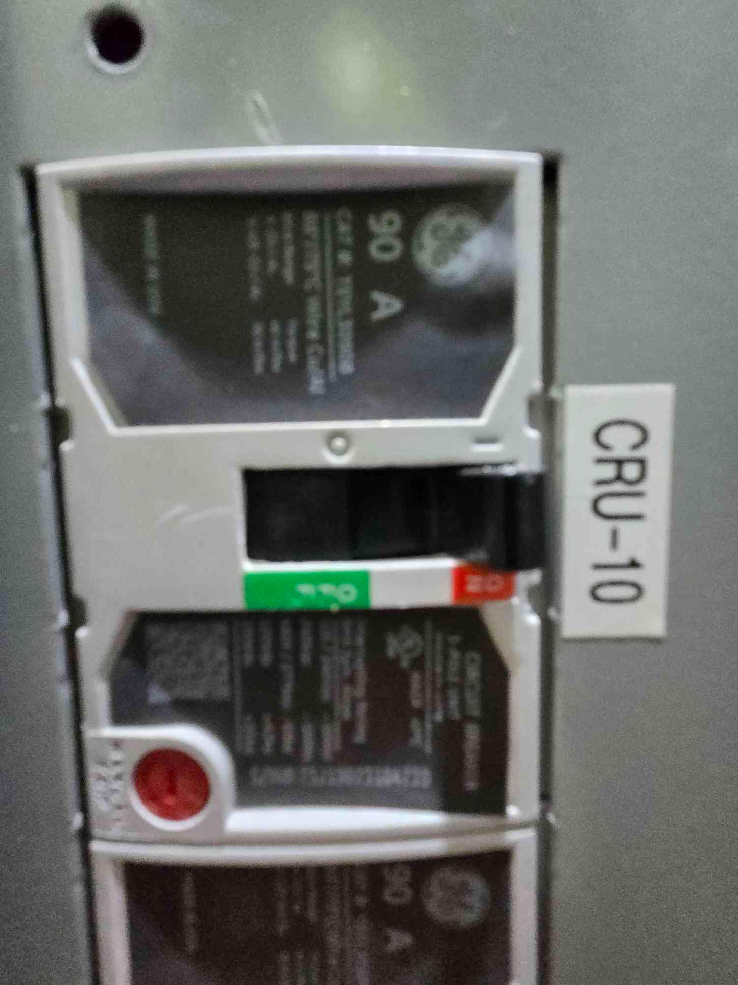 400A GE A-Series II Panelboard 480/277v 5 Breakers & Main