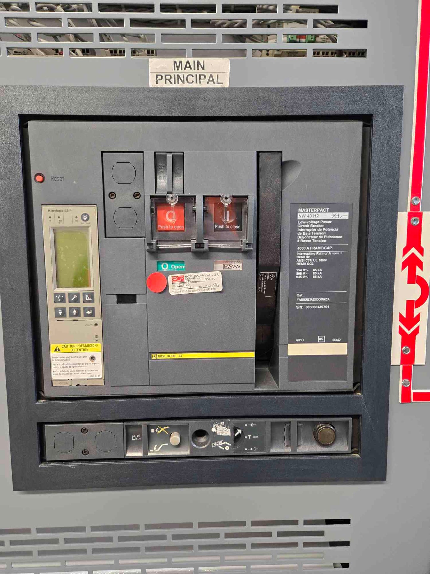 Square D Power-Zone 4 Switchgear 4000A Dual Mains NW40H2 4x Subs NW16H2 - Cell 3