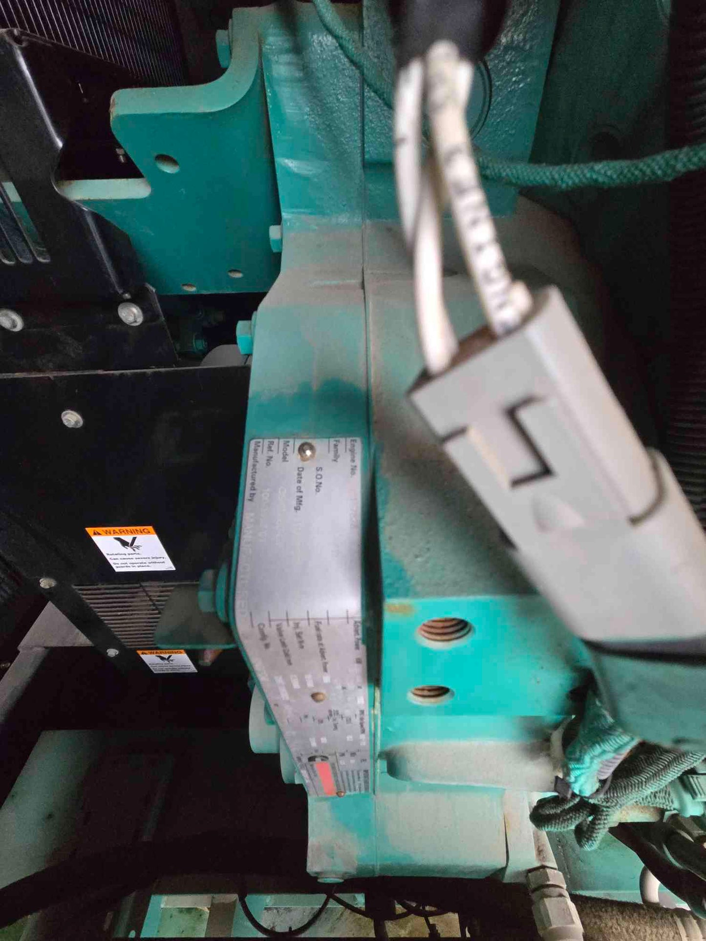 2MW 2000KW 2 Megawatt Cummins Diesel Generator 3PH 2000DQKAB 7200/12470v - Cell 3