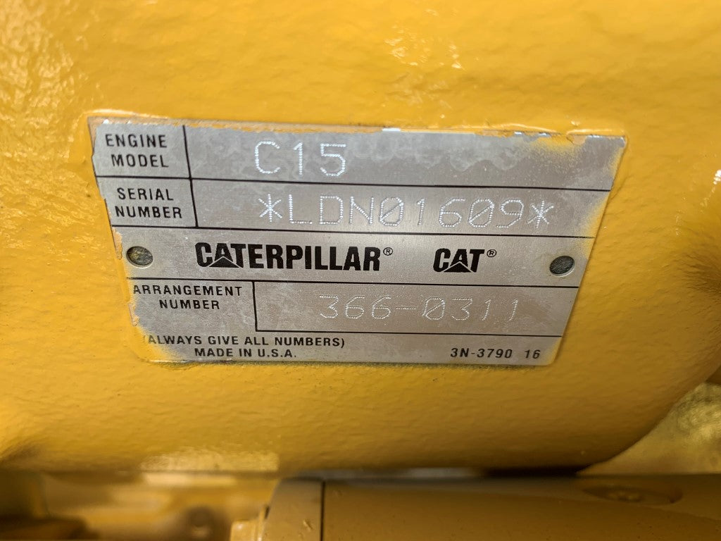 New Surplus Caterpillar C15 540HP Tier 4 Engine - DPC1224
