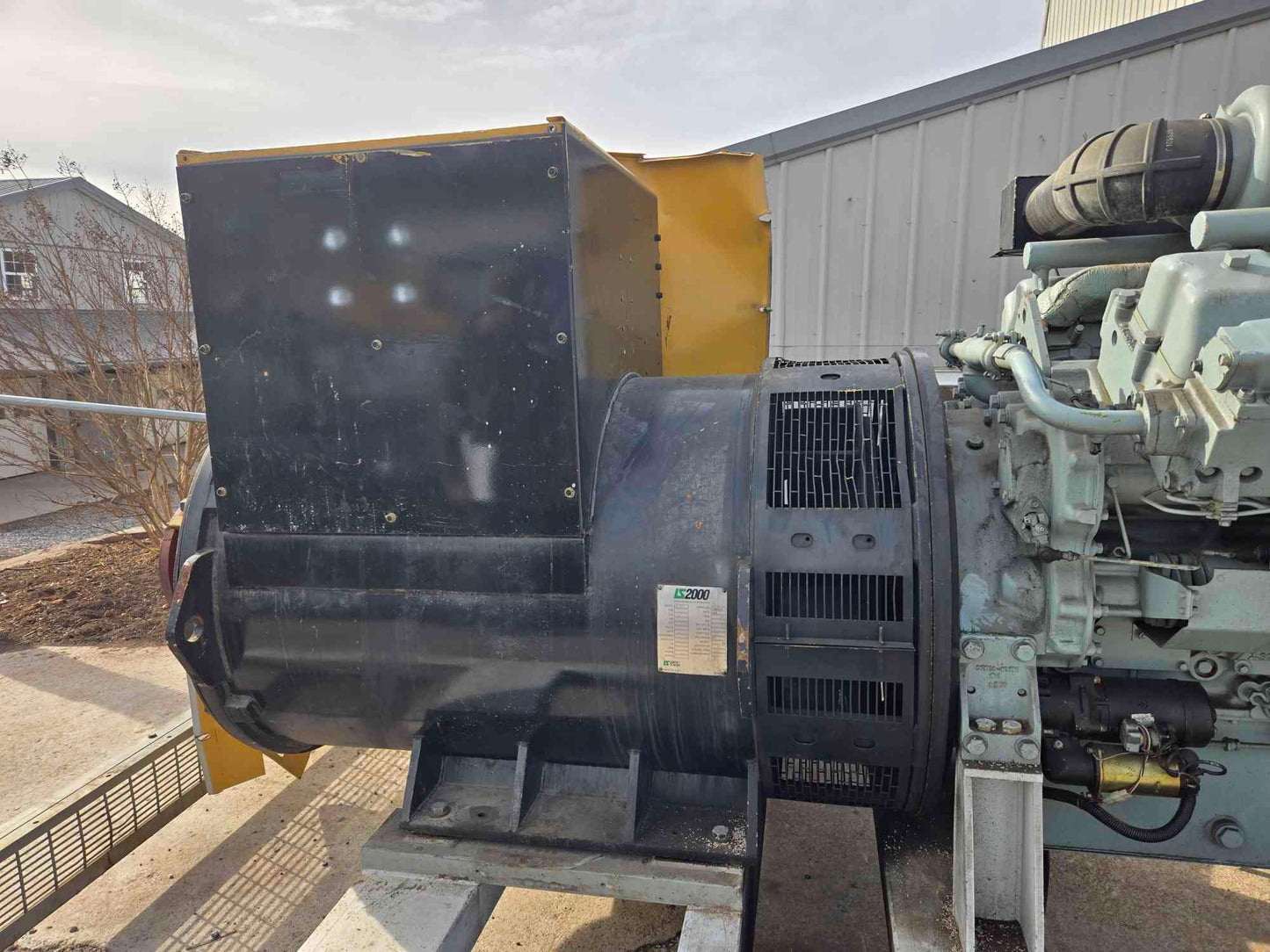 750KW Mitsubishi V12 Generator AS-IS Not Working See Photos-17522