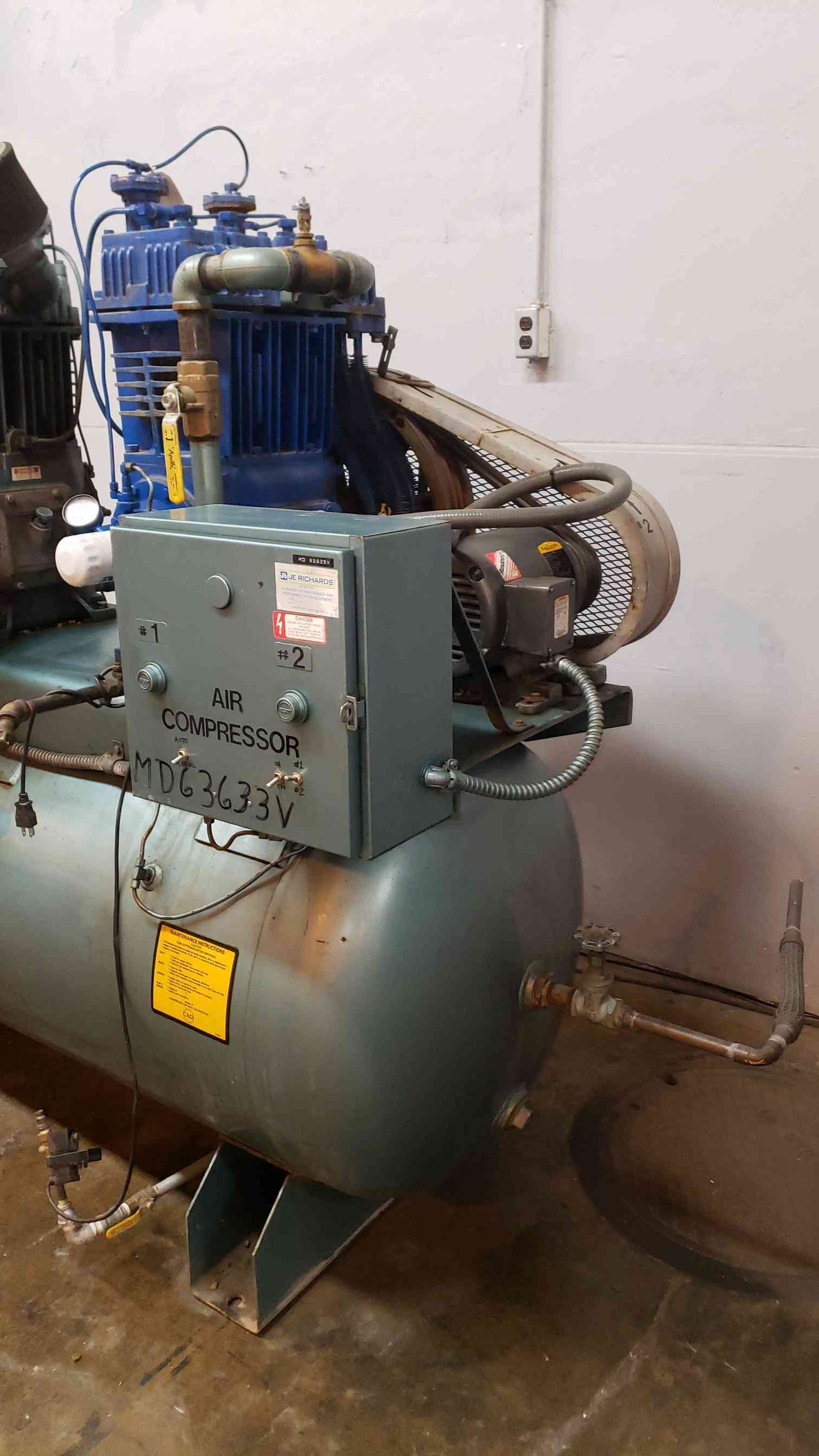 Compressed Air & Gas Institute Large Air Compressor 200 PSI(104853)