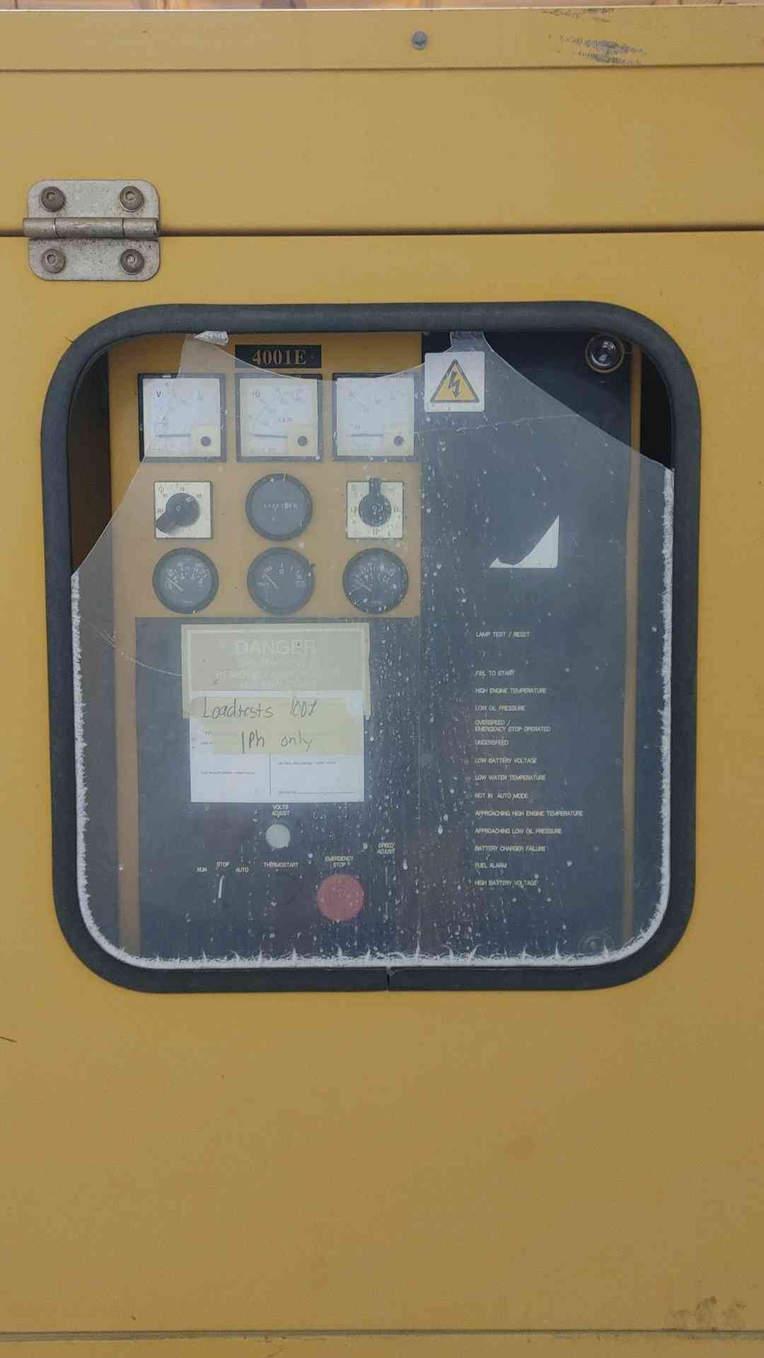 60KW Caterpillar Olympian Generator 1401Hrs 1PH Diesel 4001E C4.4 TESTED