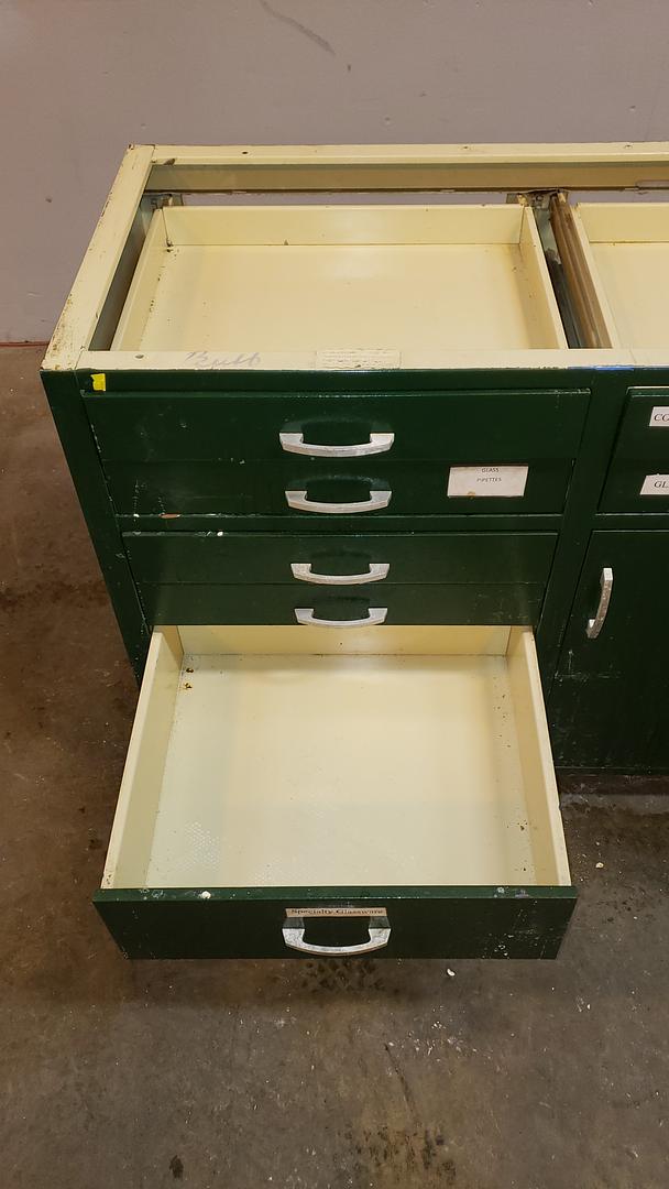 4' Kewaunee Casework 8 Drawers 1 Door(S6LLST11368)
