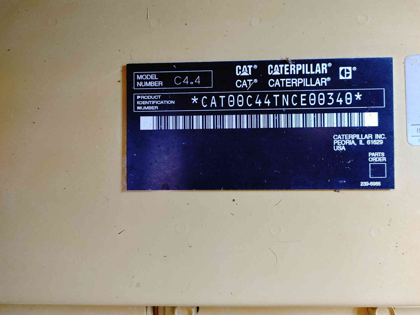 60KW Caterpillar Olympian Generator 1401Hrs 1PH Diesel 4001E C4.4 TESTED