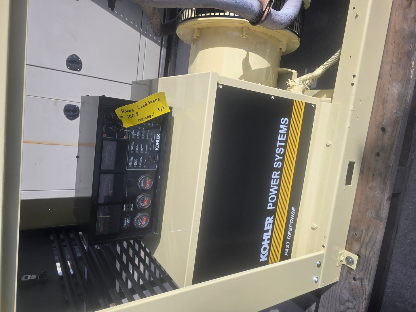 49KW 50KW Kohler Generator 460 Ford 1078 Hrs TESTED '97-17522