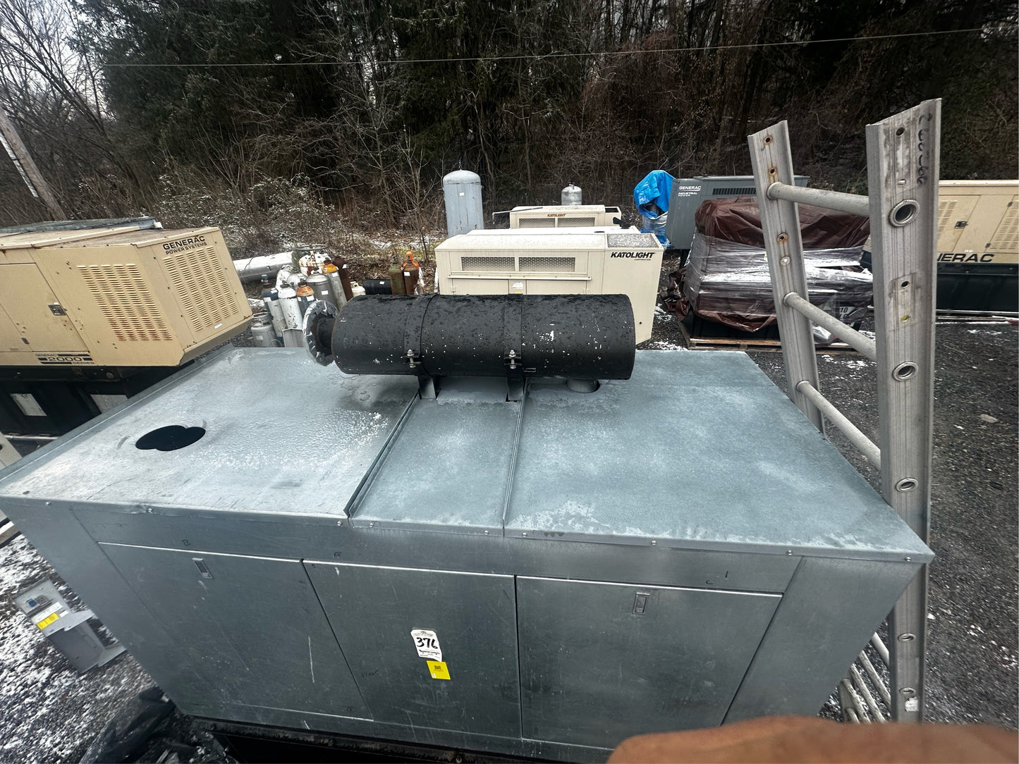 80KW Generac New Holland Generator 1PH Diesel 419 Hrs. LOAD TESTED (SKU: 107005)