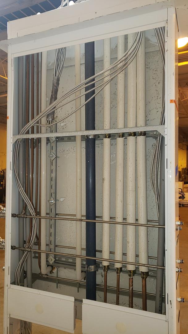 Lab Casework Utility Chase Electrical & Gas + Pegboard 9'(S6LLST10407)