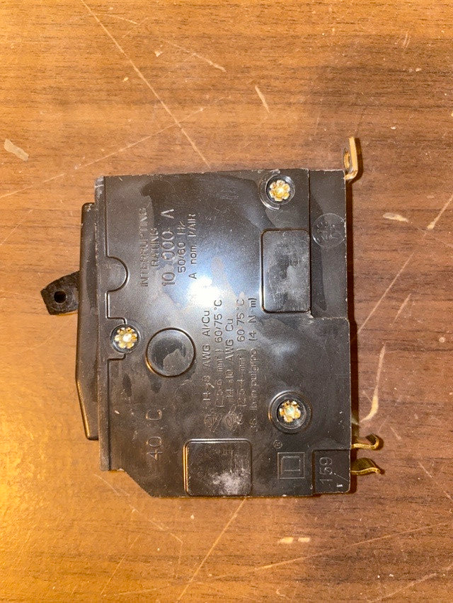 Square D 1 Pole 30A 10kA 120/240V~ Circuit Breaker(S6LLST1487)