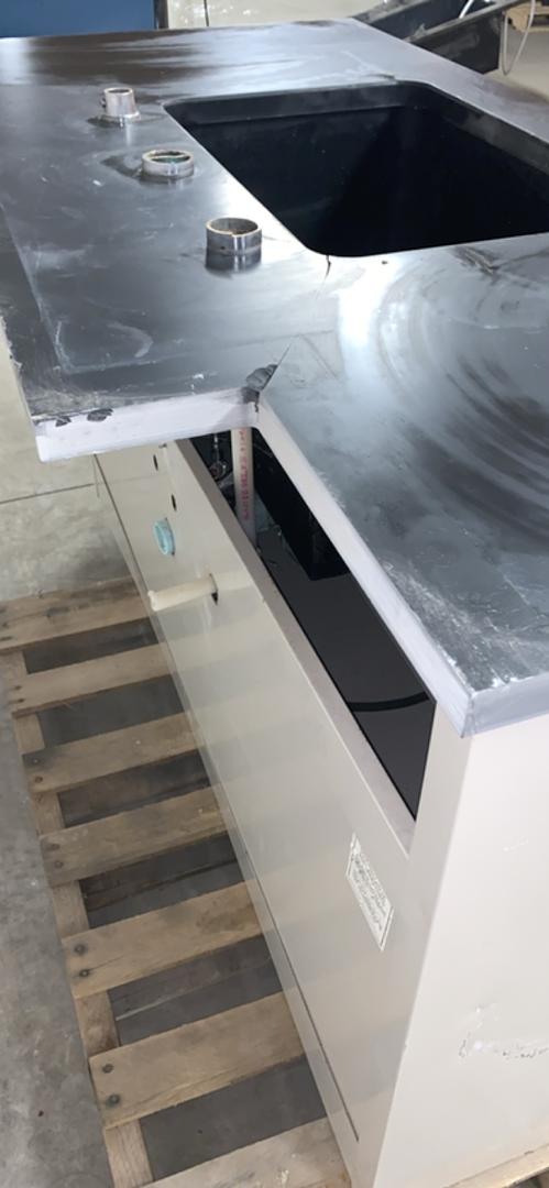 61" St Charles Black Epoxy Sink Bundle(S6LLST7093)