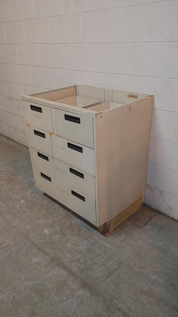 30" Recessed 5 Drawer Casework(S6LLST11876)