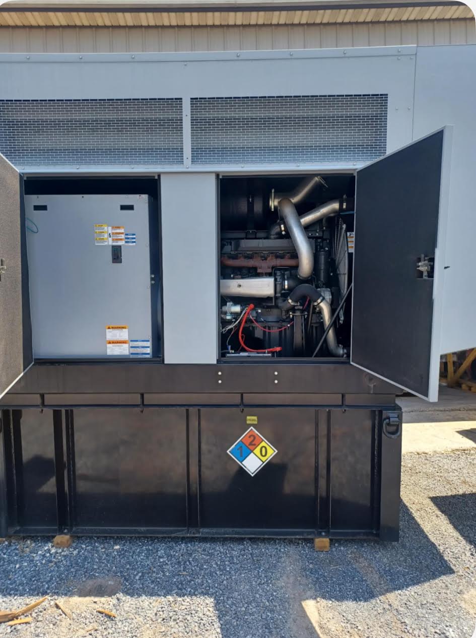 180KW MTU 6R0120 Mercedes Diesel Generator 1&3PH 251Hrs TESTED
