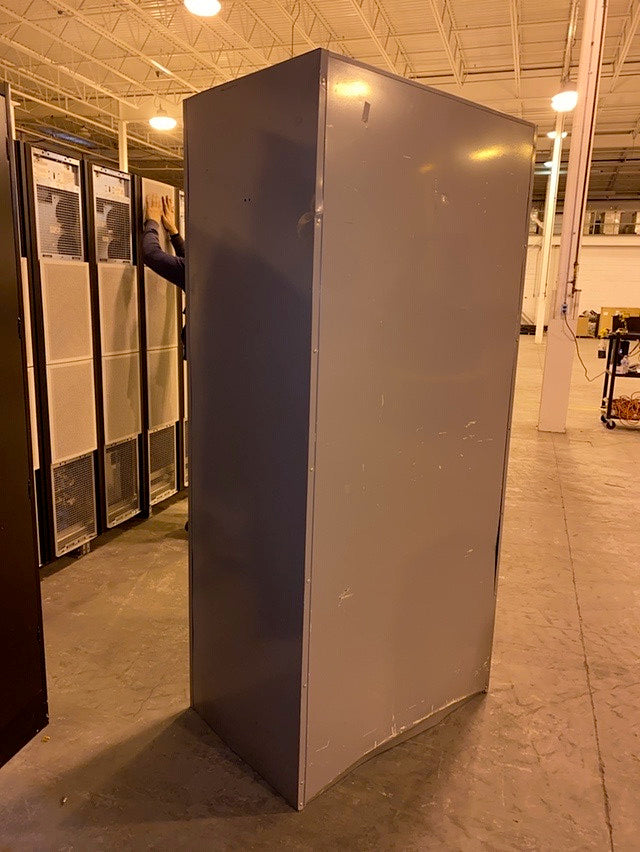 White metal storage cabinet with shelves 36x24x78(S6LLST1180)