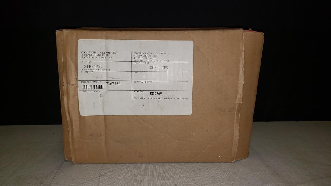 NEW Woodward DTSC200 Control Screen(S6LLST8664)