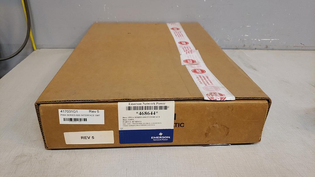 Emerson PWA Series 600 Interface 468644(S6LLST11233)