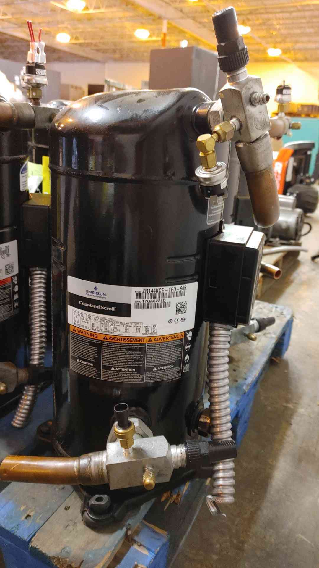 Copeland Scroll Compressor 460V 3PH ZR144KCE-TFD-965(104828)