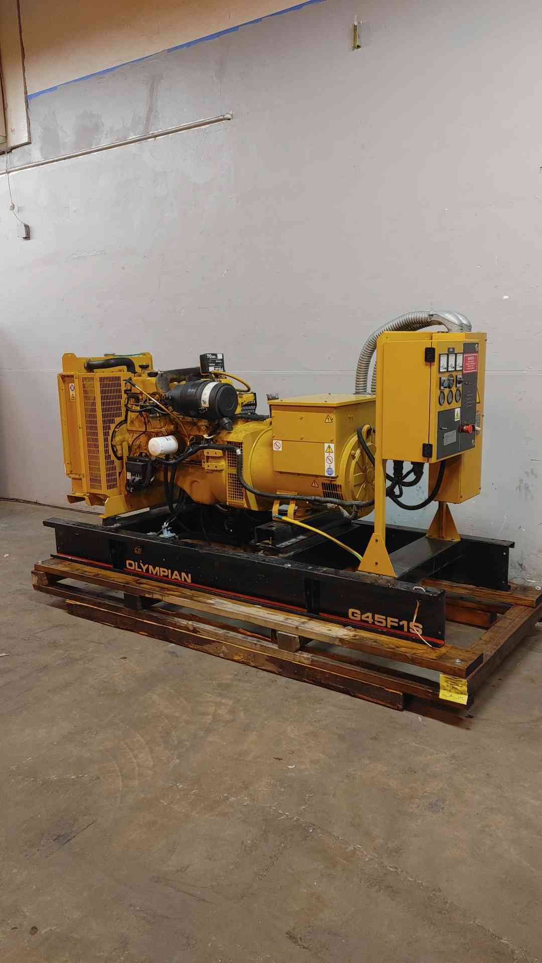 Cat Olympian Generator 40KW 1PH LP Nat Gas 510Hrs G45F1S LOAD TESTED(106392)