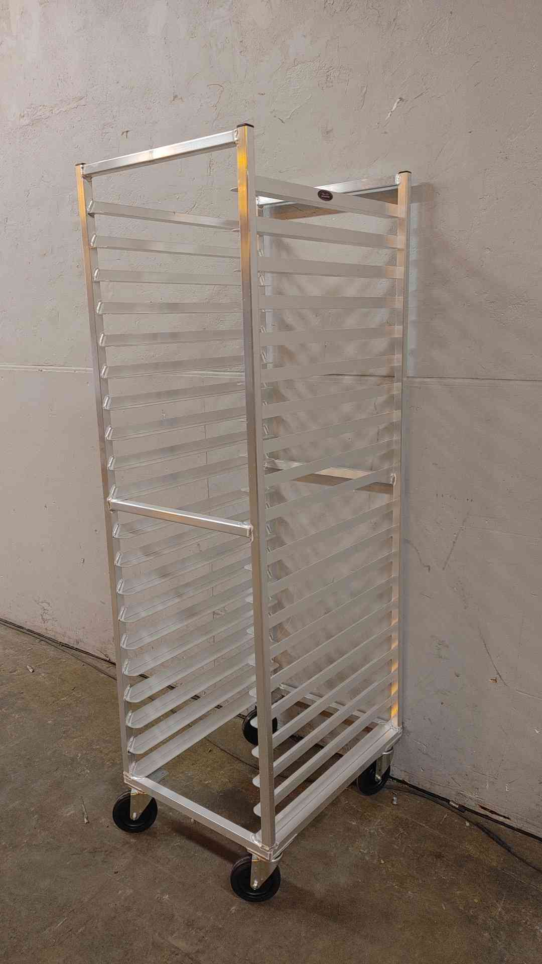 New Age Industrial Rolling Tray Cart Cafeteria Tray Cart