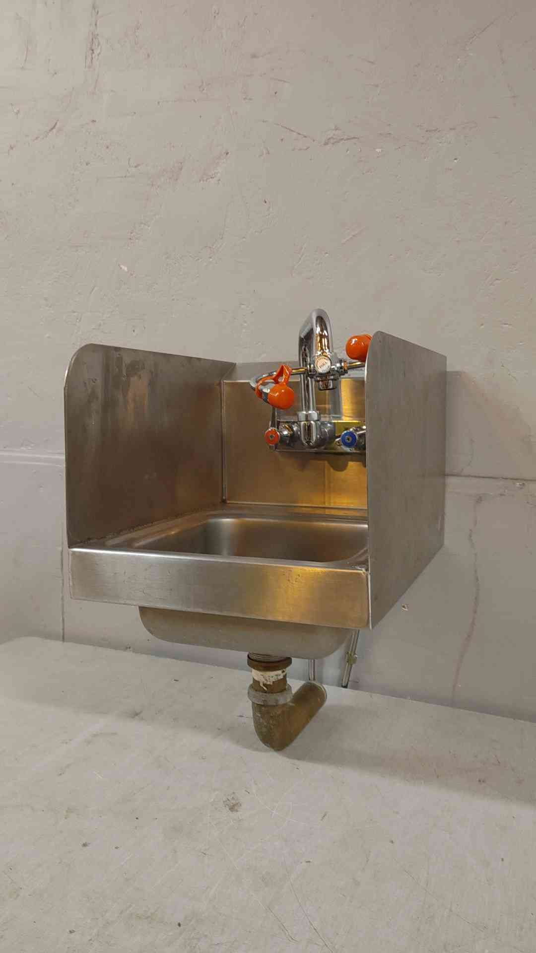 Advance Tabco Stainless Steel Single Sink Basin W/ Eye Wash