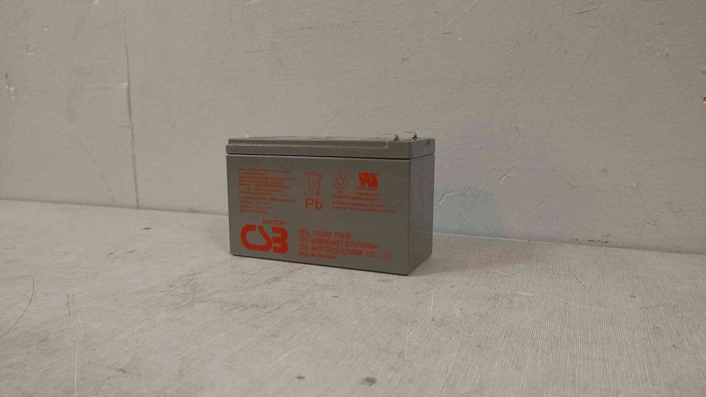 9AH CSB Nonspillable Lead Battery 12V 34W/Cell HRL 1234W F2FR