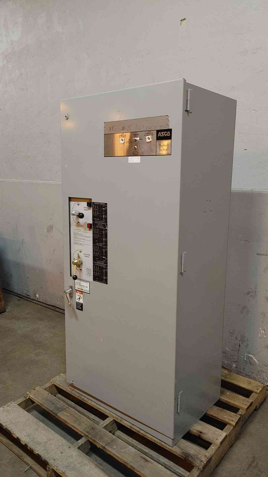 ASCO ATS Bypass Switch 150A 480/277V Z-5426 ATS 962 Series