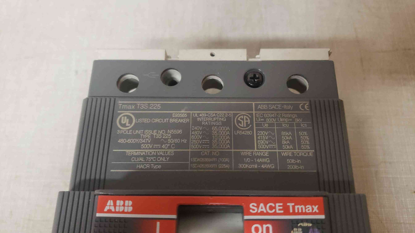 Abb 200A SACE Tmax Circuit Breaker (SKU: 107254)