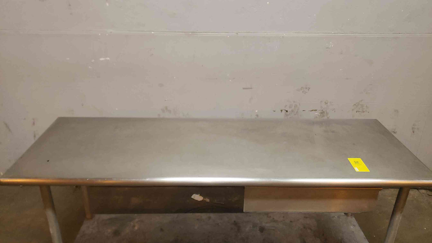 Tabco Tables 6' Stainless Steel Cafeteria Prep Table W/ Drawer (SKU: 107289)