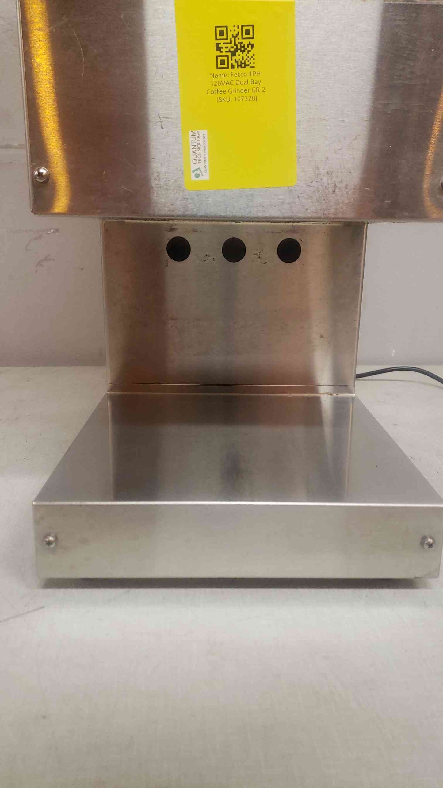Fetco 1PH 120VAC Dual Bay Coffee Grinder GR-2 (SKU: 107328)