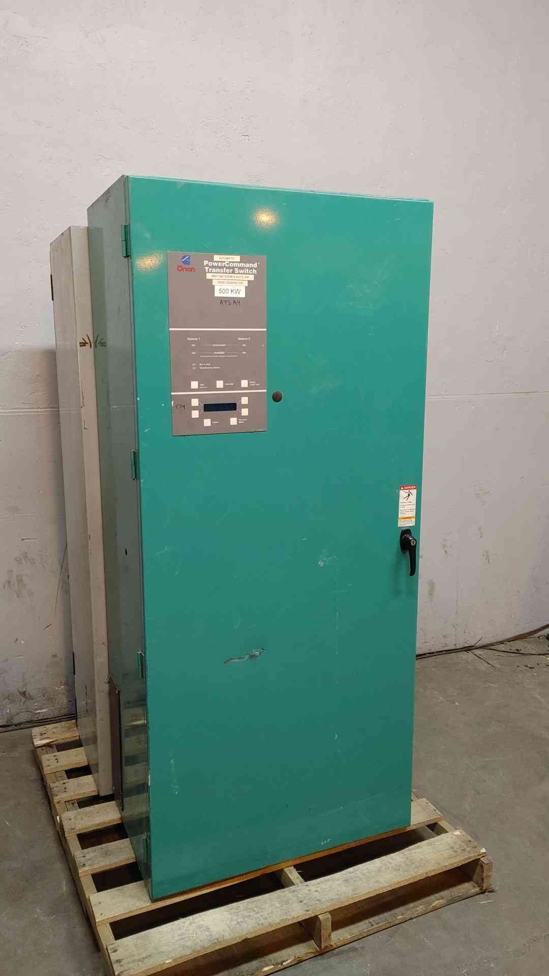 Onan 1000A PowerCommand ATS Transfer Switch 480V 3 Pole 0TPCD-4489506